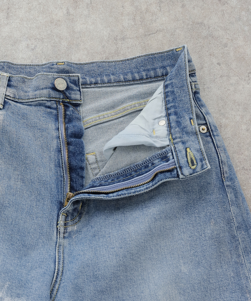 THE NEWHOUSE(ザニューハウス)の「THE NEWHOUSE/ザ ニューハウス FOILED MILTON JEAN デニムパンツ(デニムパンツ・レディース・ブルー・24/26)」の14枚目の写真