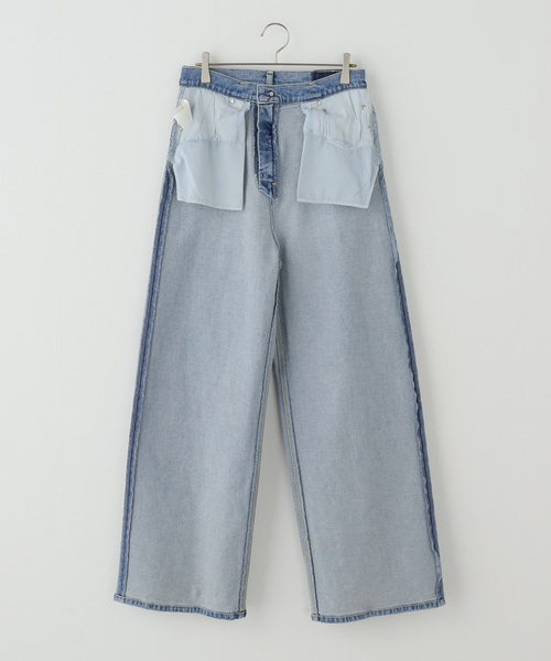 THE NEWHOUSE(ザニューハウス)の「THE NEWHOUSE/ザ ニューハウス FOILED MILTON JEAN デニムパンツ(デニムパンツ・レディース・ブルー・24/26)」の15枚目の写真