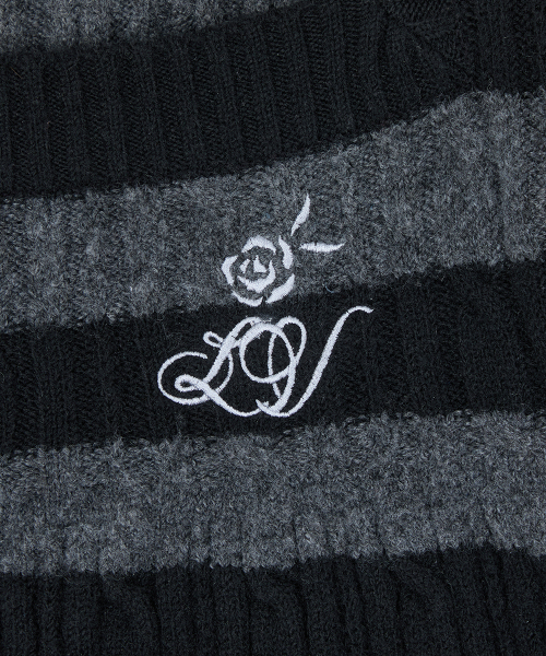 LUVISTRUE(ラヴイズトゥルー)の「RL SQUARE NECK KNIT(BLACK)(ニット/セーター・レディース・その他・FREE)」の6枚目の写真