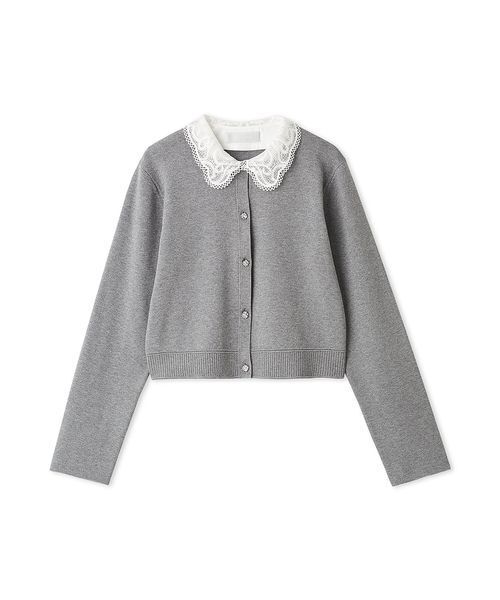 CELFORD(セルフォード)の「【WEB・ルミネ限定】レースカラーデタッチャブルカーディガン(カーディガン/ボレロ・レディース・チャコールグレー/ブラック/サックスブルー・38/36)」の19枚目の写真
