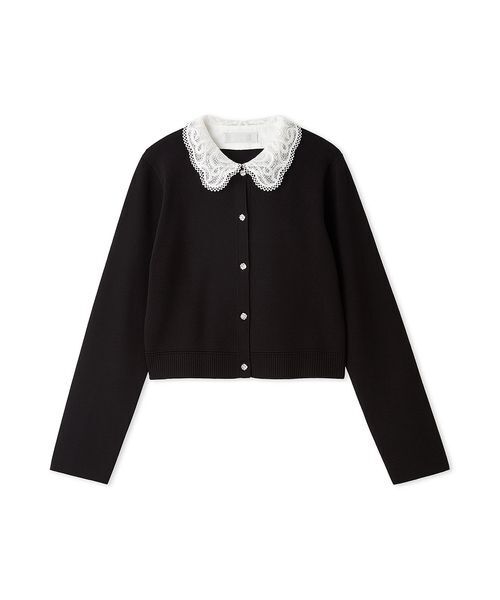 CELFORD(セルフォード)の「【WEB・ルミネ限定】レースカラーデタッチャブルカーディガン(カーディガン/ボレロ・レディース・チャコールグレー/ブラック/サックスブルー・38/36)」の21枚目の写真
