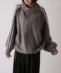 フェイクスエードトラックジャケット