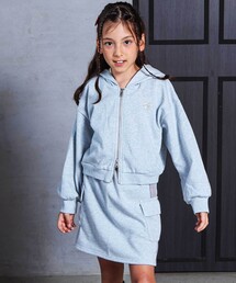 nexchic（ネクシック）の「フーディスカート裏毛セットアップ(110~150cm)（セットアップ）」