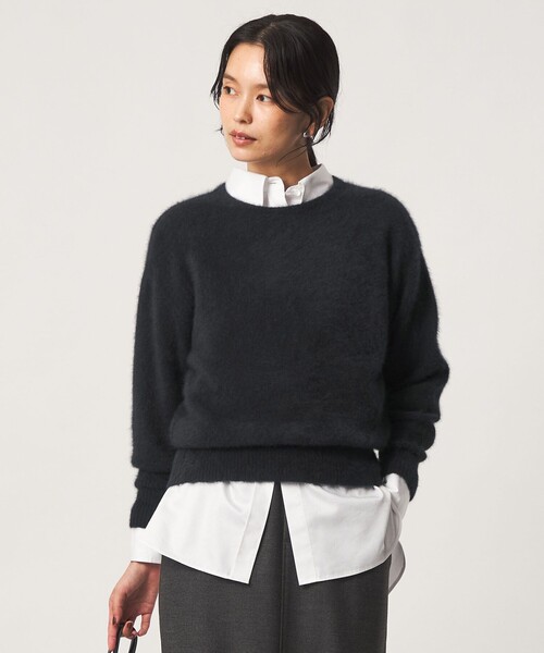 green label relaxing(グリーンレーベルリラクシング)の「ヘアリー ニット プルオーバー(ニット/セーター・レディース・ベージュ/ライトブルー/モカ/ブラック・FREE)」の12枚目の写真