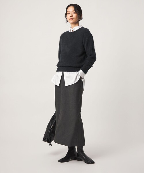 green label relaxing(グリーンレーベルリラクシング)の「ヘアリー ニット プルオーバー(ニット/セーター・レディース・ベージュ/ライトブルー/モカ/ブラック・FREE)」の13枚目の写真