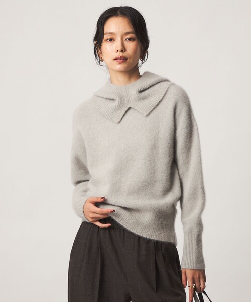green label relaxing(グリーンレーベルリラクシング)の「ヘアリー ニット プルオーバー(ニット/セーター・レディース・ベージュ/ライトブルー/モカ/ブラック・FREE)」の15枚目の写真