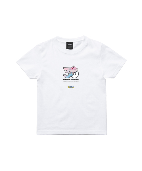 ZOZOSPOT(ゾゾスポット)の「Pokemon 30th Anniversary 1025 T-shirt 「ブルンゲル(メスのすがた)」(Tシャツ/カットソー・レディース・ホワイト・SMALL/MEDIUM/LARGE/X-LARGE/XX-LARGE/XXX-LARGE/100cm/110cm/120cm/130cm/140cm/150cm/160cm)」の2枚目の写真