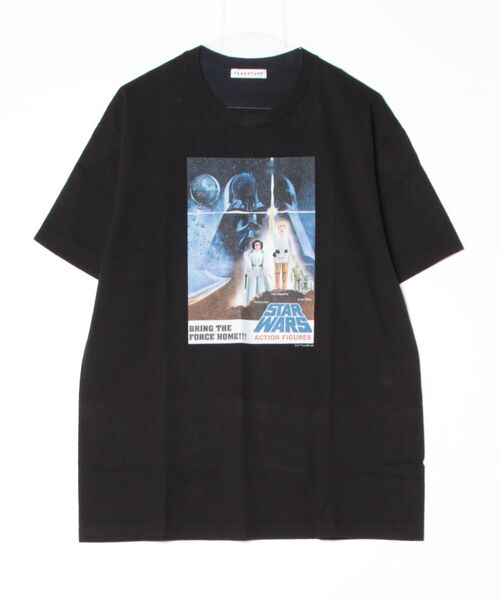 F-LAGSTUF-F（フラグスタフ）の「｡ｱACTION FIGURES｡ｱ TEE（Tシャツ/カットソー・メンズ・Black/White・XX-LARGE/X-LARGE/LARGE/MEDIUM）」の2枚目の写真