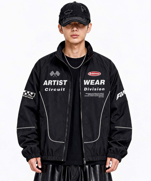 ARTISTWEAR(アーティストウェア)の「パフォーマンスクラブ ラグラン パイピング ウィンドブレイク(ナイロンジャケット・レディース・その他・SMALL/MEDIUM/LARGE/X-LARGE/XX-LARGE)」の1枚目の写真