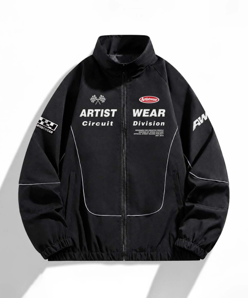 ARTISTWEAR(アーティストウェア)の「パフォーマンスクラブ ラグラン パイピング ウィンドブレイク(ナイロンジャケット・レディース・その他・SMALL/MEDIUM/LARGE/X-LARGE/XX-LARGE)」の2枚目の写真