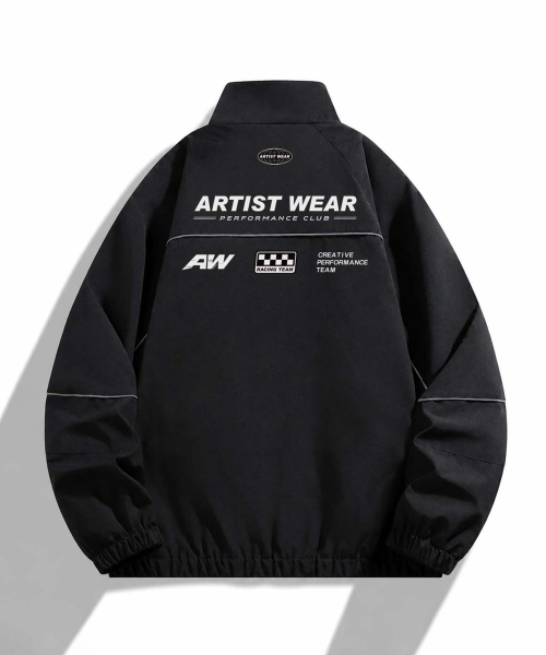 ARTISTWEAR(アーティストウェア)の「パフォーマンスクラブ ラグラン パイピング ウィンドブレイク(ナイロンジャケット・レディース・その他・SMALL/MEDIUM/LARGE/X-LARGE/XX-LARGE)」の3枚目の写真