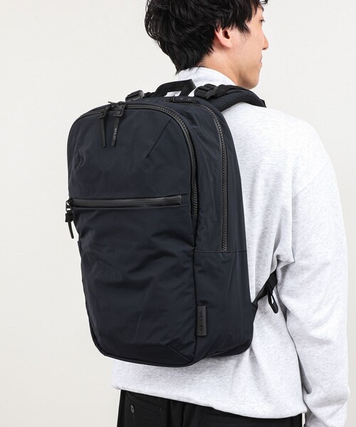 WEXLEY(ウェクスレイ)の「【WEXLEY/ウェクスレイ】HRD600 HAROLD CRINKLE NYLON BLACK(バックパック/リュック・メンズ・ブラック・FREE)」の1枚目の写真