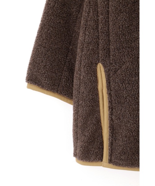 YLEVE(イレーヴ)の「LAVENHAM × YLEVE / COLLARLESS ZIP CO(ダウンジャケット/コート・レディース・カーキ・0)」の11枚目の写真