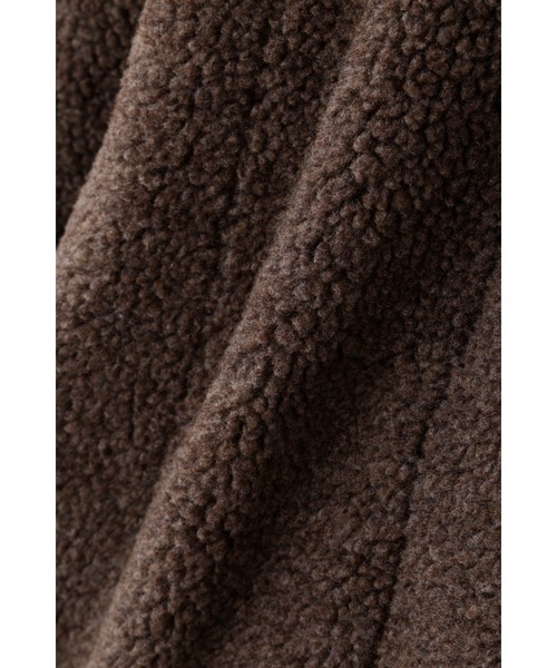 YLEVE(イレーヴ)の「LAVENHAM × YLEVE / COLLARLESS ZIP CO(ダウンジャケット/コート・レディース・カーキ・0)」の13枚目の写真