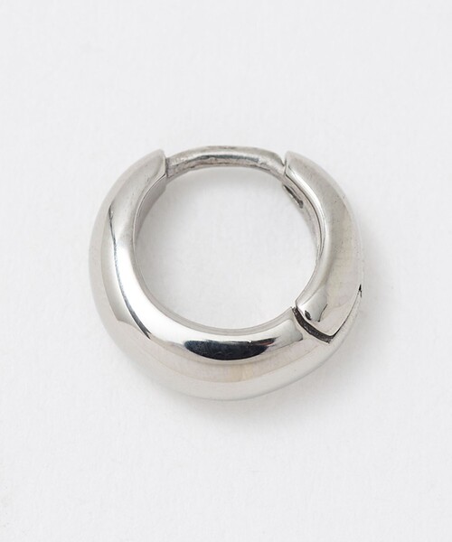 BEAUTY&YOUTH UNITED ARROWS(ビューティーアンドユースユナイテッドアローズ)の「316L オーバル ピアス 片耳用(ピアス(片耳用)・メンズ・ゴールド/シルバー・FREE)」の2枚目の写真