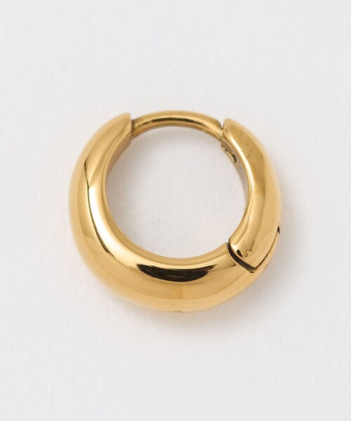BEAUTY&YOUTH UNITED ARROWS(ビューティーアンドユースユナイテッドアローズ)の「316L オーバル ピアス 片耳用(ピアス(片耳用)・メンズ・ゴールド/シルバー・FREE)」の1枚目の写真