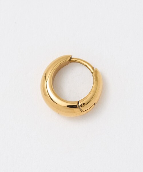 BEAUTY&YOUTH UNITED ARROWS(ビューティーアンドユースユナイテッドアローズ)の「316L オーバル ピアス 片耳用(ピアス(片耳用)・メンズ・ゴールド/シルバー・FREE)」の3枚目の写真