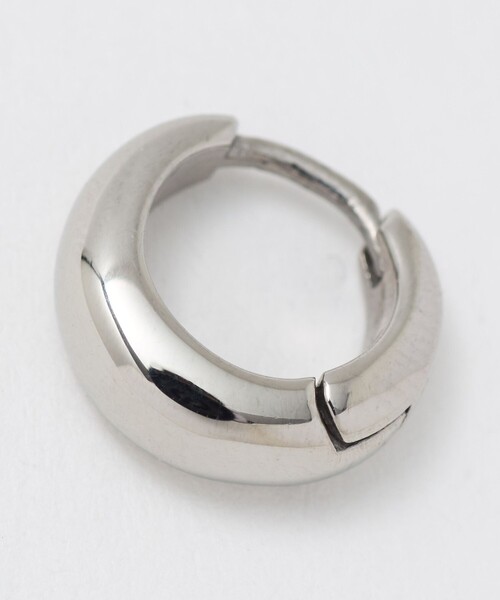 BEAUTY&YOUTH UNITED ARROWS(ビューティーアンドユースユナイテッドアローズ)の「316L オーバル ピアス 片耳用(ピアス(片耳用)・メンズ・ゴールド/シルバー・FREE)」の9枚目の写真