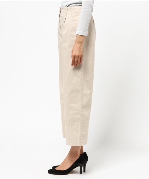 NATURAL BEAUTY BASIC(ナチュラルビューティーベーシック)の「TCギャバワイドパンツ(その他パンツ・レディース・カーキ/ベージュ・MEDIUM/SMALL/X-SMALL)」の9枚目の写真