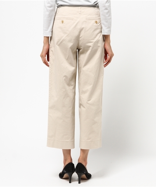 NATURAL BEAUTY BASIC(ナチュラルビューティーベーシック)の「TCギャバワイドパンツ(その他パンツ・レディース・カーキ/ベージュ・MEDIUM/SMALL/X-SMALL)」の10枚目の写真