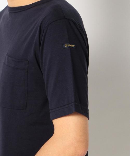 SHIPS（シップス）の「Le minor: ソリッド ボートネック ポケット Tシャツ（Tシャツ/カットソー・メンズ・ホワイト/ネイビー・MEDIUM/X-SMALL/SMALL）」の12枚目の写真