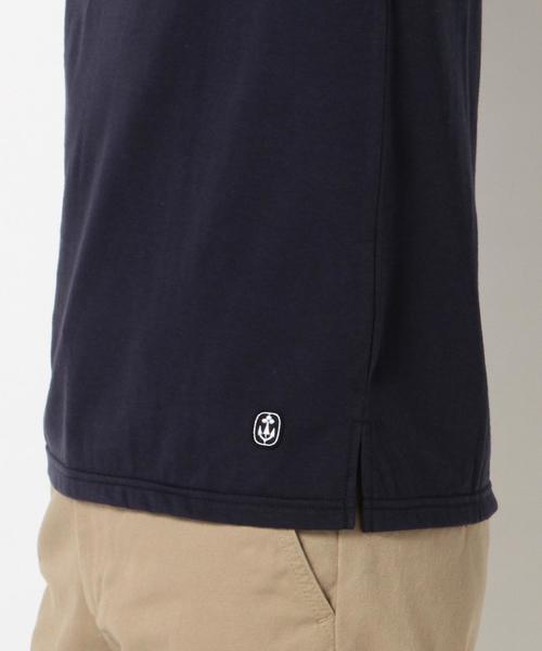 SHIPS（シップス）の「Le minor: ソリッド ボートネック ポケット Tシャツ（Tシャツ/カットソー・メンズ・ホワイト/ネイビー・MEDIUM/X-SMALL/SMALL）」の13枚目の写真