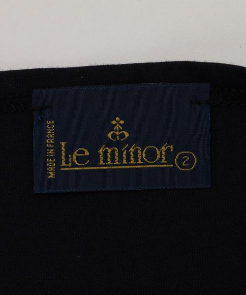 SHIPS（シップス）の「Le minor: ソリッド ボートネック ポケット Tシャツ（Tシャツ/カットソー・メンズ・ホワイト/ネイビー・MEDIUM/X-SMALL/SMALL）」の4枚目の写真