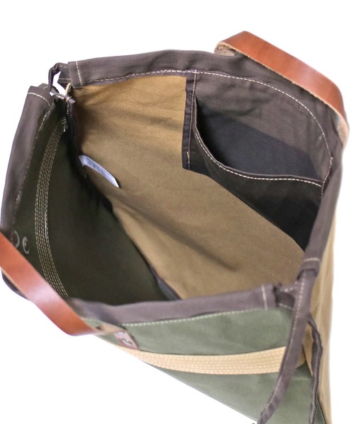 GREEN BOWL(グリーンボウル)の「GREEN BOWL Knapsack/グリーンボウルナップサック(バックパック/リュック・メンズ・インディゴブルー/オリーブ/サックスブルー・FREE)」の7枚目の写真