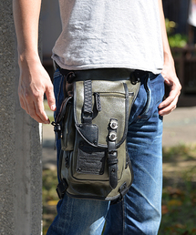DEVICE デバイス strong 2way レッグポーチ ショルダーバッグ