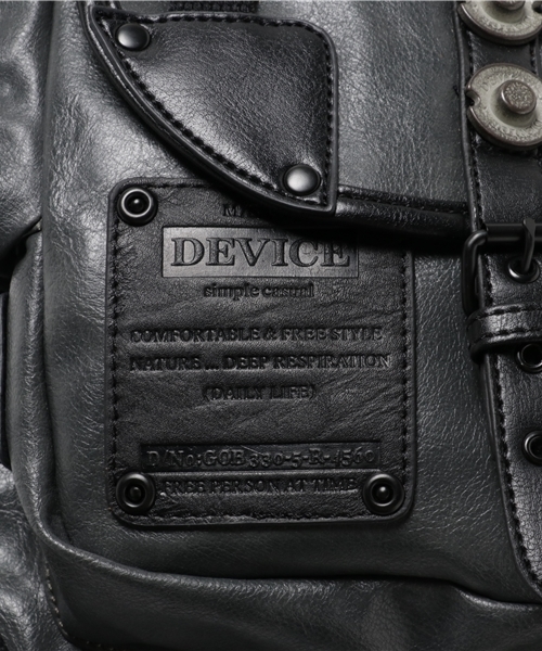 DEVICE（デバイス）の「DEVICE デバイス strong 2way レッグポーチ ショルダーバッグ（ボディバッグ/ウエストポーチ・メンズ・ブラック/ブラウン/グレー/カーキ・FREE）」の8枚目の写真