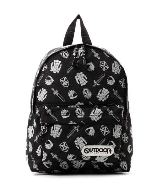 OUTDOOR PRODUCTS（アウトドアプロダクツ）の「KIDSチアフルデイパック（バックパック/リュック・キッズ・イエロー系その他/ピンク系その他/ライトピンク/ライトブルー/ブラック/ターコイズブルー/ブルー/グレー/ダークグリーン/イエロー/オレンジ/ライトグリーン/グリーン/ピンク/ネイビー/ライトイエロー/ブラック系その他/パープル/マスタード/サックスブルー/ブルー系その他/カリビアンブルー/オレンジ系その他/レモンイエロー/チャコールグレー/レッド系その他/ワイン/杢グレー/シルバー/グレイッシュブルー/ミント/ダークブルー/ホワイト/スカイブルー/ゴールド/ライトパープル/ラベンダー/インディゴブルー/その他2/その他3/レンガ/ライトグレー/レッド/キャメル・FREE）」の4枚目の写真