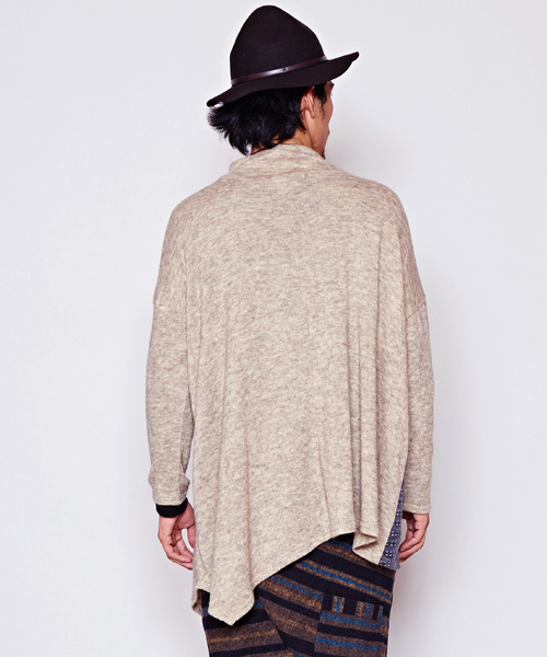 チャイハネ(チャイハネ)の「【チャイハネ】yul パッチワークMEN'Sニットトップス(ニット/セーター・メンズ・ベージュ/オレンジ/ネイビー・FREE)」の10枚目の写真