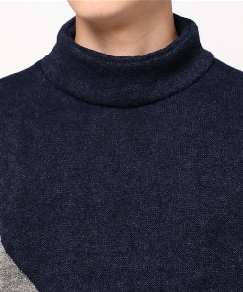 チャイハネ(チャイハネ)の「【チャイハネ】yul パッチワークMEN'Sニットトップス(ニット/セーター・メンズ・ベージュ/オレンジ/ネイビー・FREE)」の6枚目の写真