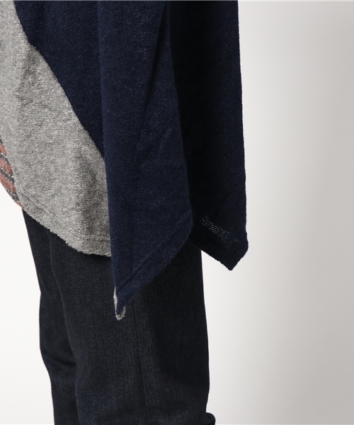 チャイハネ(チャイハネ)の「【チャイハネ】yul パッチワークMEN'Sニットトップス(ニット/セーター・メンズ・ベージュ/オレンジ/ネイビー・FREE)」の8枚目の写真