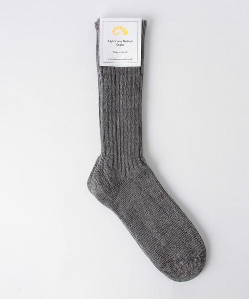 BEAUTY&YOUTH UNITED ARROWS（ビューティーアンドユースユナイテッドアローズ）の「＜Capricorn Mohair Socks＞モヘヤ混ソックス◆（ソックス/靴下・レディース・ホワイト/ライトグレー/レッド/ネイビー・FREE）」の2枚目の写真