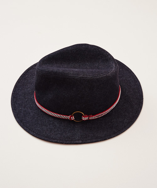 チャイハネ（チャイハネ）の「【チャイハネ】デニム＆メタルリングハット（ハット・レディース・ブラック/グレー・FREE）」の8枚目の写真