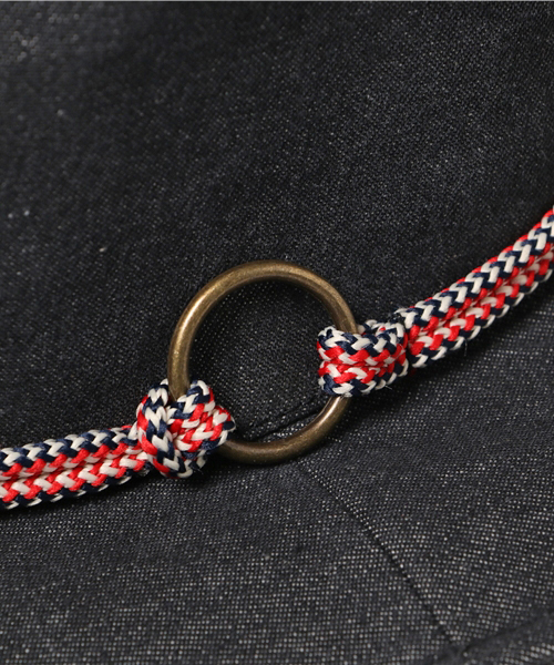 チャイハネ（チャイハネ）の「【チャイハネ】デニム＆メタルリングハット（ハット・レディース・ブラック/グレー・FREE）」の6枚目の写真