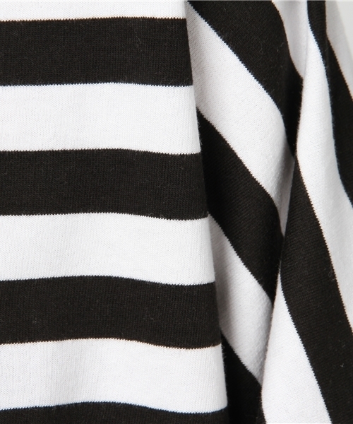 reca（レカ）の「ボリューム袖 ボーダーカットソー（Tシャツ/カットソー・レディース・ブラック/ピンク/ネイビー・FREE）」の17枚目の写真