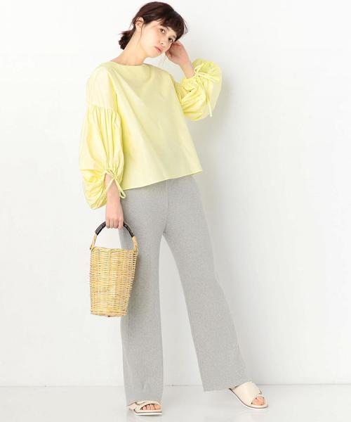 Another Edition(アナザーエディション)の「ソデボリュームプルオーバー●(シャツ/ブラウス・レディース・オフホワイト/クリーム・フリー)」の6枚目の写真