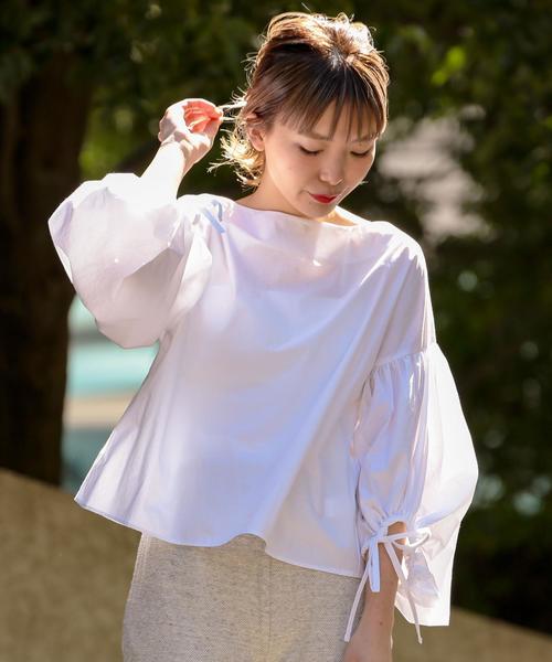 Another Edition(アナザーエディション)の「ソデボリュームプルオーバー●(シャツ/ブラウス・レディース・オフホワイト/クリーム・フリー)」の20枚目の写真