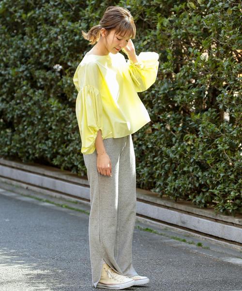 Another Edition(アナザーエディション)の「ソデボリュームプルオーバー●(シャツ/ブラウス・レディース・オフホワイト/クリーム・フリー)」の17枚目の写真