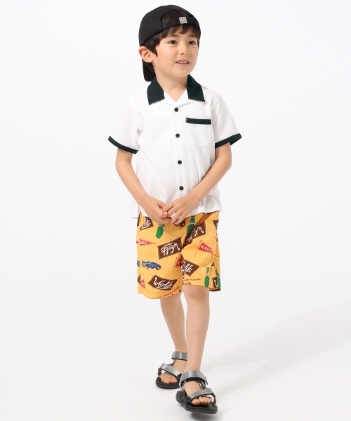 GLOBAL WORK（グローバルワーク）の「【キッズ】オープンカラーシャツ半袖/749059（シャツ/ブラウス・キッズ・ホワイト/その他1/オレンジ/ネイビー・X-LARGE/LARGE/SMALL/XX-LARGE/MEDIUM）」の10枚目の写真