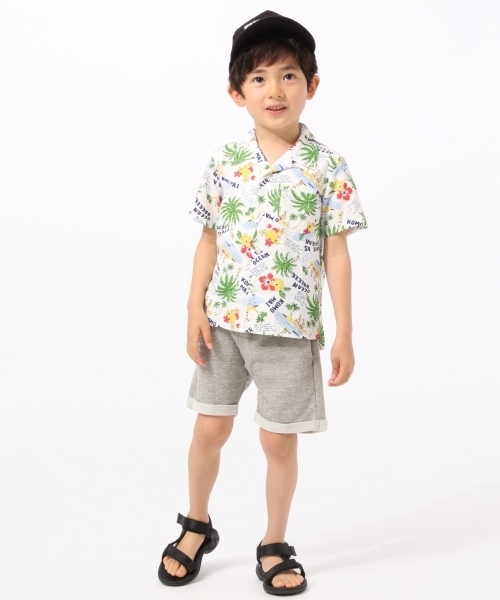 GLOBAL WORK（グローバルワーク）の「【キッズ】オープンカラーシャツ半袖/749059（シャツ/ブラウス・キッズ・ホワイト/その他1/オレンジ/ネイビー・X-LARGE/LARGE/SMALL/XX-LARGE/MEDIUM）」の12枚目の写真