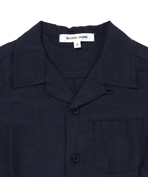 GLOBAL WORK（グローバルワーク）の「【キッズ】オープンカラーシャツ半袖/749059（シャツ/ブラウス・キッズ・ホワイト/その他1/オレンジ/ネイビー・X-LARGE/LARGE/SMALL/XX-LARGE/MEDIUM）」の6枚目の写真