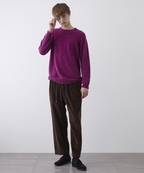 STUDIOUS（ステュディオス）の「コーデュロイ2タックワイドパンツ（その他パンツ・メンズ・グリーン/ブラウン・2/1）」の12枚目の写真