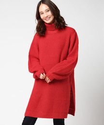 PUNYUS | スリットタートルニットワンピ(ワンピース)