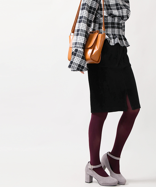 WEGO（ウィゴー）の「WEGO/カットコールタイトミドルスカート（スカート・レディース・キャメル/ブラック/ダークグリーン・FREE）」の21枚目の写真