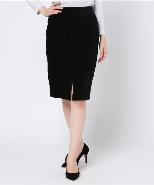 WEGO（ウィゴー）の「WEGO/カットコールタイトミドルスカート（スカート・レディース・キャメル/ブラック/ダークグリーン・FREE）」の19枚目の写真