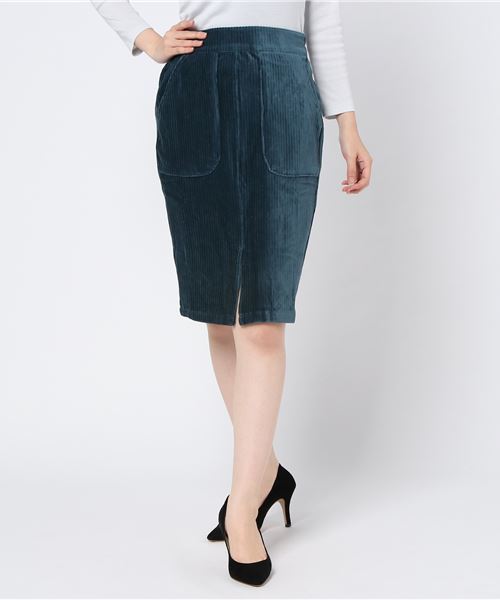 WEGO（ウィゴー）の「WEGO/カットコールタイトミドルスカート（スカート・レディース・キャメル/ブラック/ダークグリーン・FREE）」の18枚目の写真