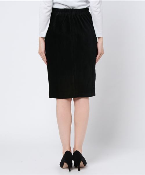 WEGO（ウィゴー）の「WEGO/カットコールタイトミドルスカート（スカート・レディース・キャメル/ブラック/ダークグリーン・FREE）」の5枚目の写真